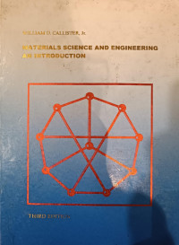 Image of MATERIALS SCIENCE AND ENGINEERING AN INTRODUCTION