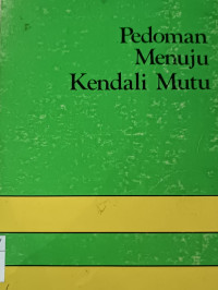 Image of Pedoman Menuju Kendali Mutu