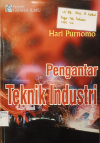 Image of Pengantar Teknik Industri